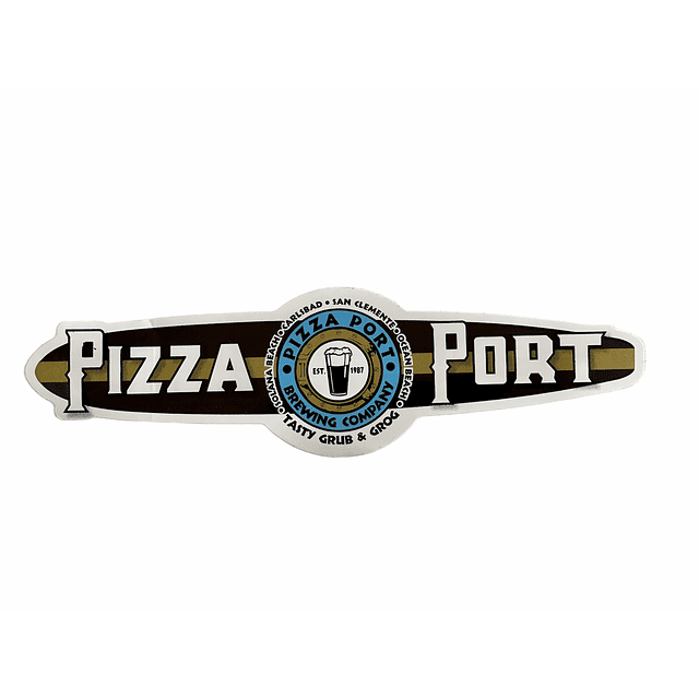 Sticker Tabla Surf Pizza Port