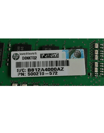 Memoria Ram 4gb / 1333Mhz EDIMM PC3-10600E / Ecc Unbuffered / 500210-571 500672-B21