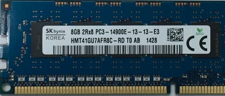 Memoria Ram 8gb / 1866Mhz EDIMM PC3-14900E / Ecc Unbuffered / 712288-581