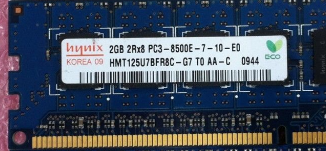 Memoria Ram 4gb / 1066mhz EDIMM PC3-8500E / Ecc Unbuffered