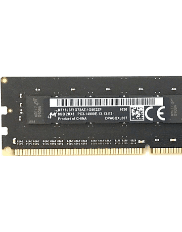 Memoria Ram 8gb / 1866Mhz EDIMM PC3-14900E / Ecc Unbuffered / 712288-581