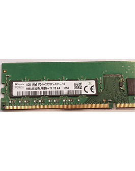 Memoria Ram 4gb / 2133Mhz EDIMM PC4-17000E PC4 - 2133P / Ecc Unbuffered / 819799-001