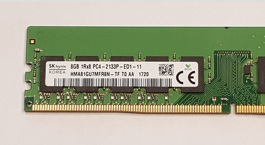 Memoria Ram 8gb / 2133Mhz EDIMM PC4-17000E PC4 - 2133P / Ecc Unbuffered / 803660-091