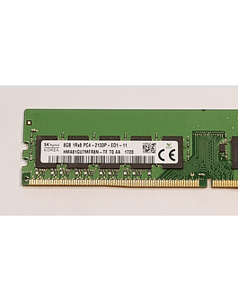 Memoria Ram 8gb / 2133Mhz EDIMM PC4-17000E PC4 - 2133P / Ecc Unbuffered / 803660-091