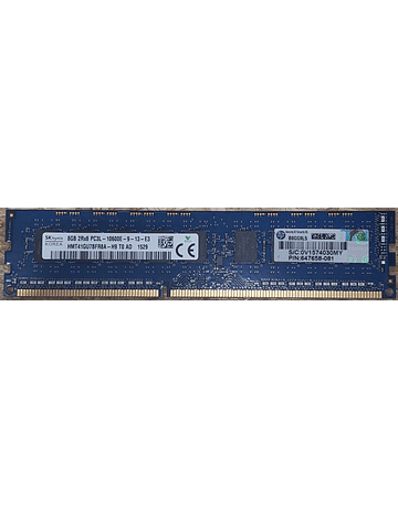 Memoria Ram 8gb 1333Mhz PC3L-10600E 647658-081 647909-B21