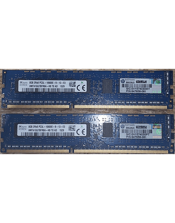 Memoria Ram 8gb 1333Mhz PC3L-10600E 647658-081 647909-B21