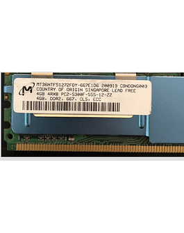 Memoria Ram 4gb / 667mhz FBDIMM PC2-5300F / Fully Buffered