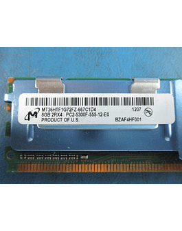 Memoria Ram 8gb / 667mhz FBDIMM PC2-5300F / Fully Buffered