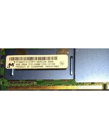 Memoria Ram 4gb / 667mhz FBDIMM PC2-5300F / Fully Buffered