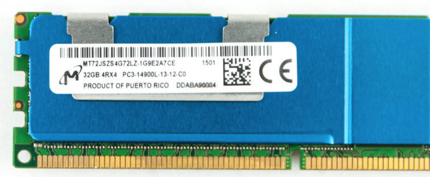 (A Pedido) Memoria Ram 32gb / 1866Mhz LRDIMM PC3-14900L / Ecc Registered - Load Reduced / 712384-081 715275-001 708643-B21