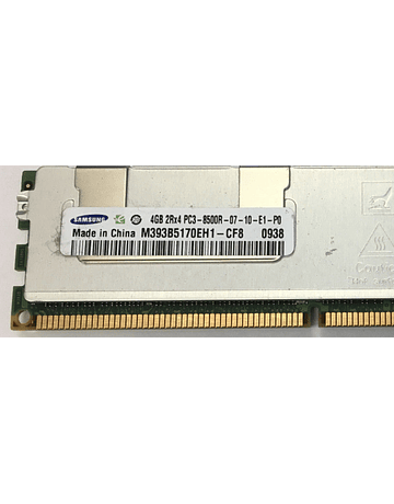 Memoria Ram 4gb / 1066Mhz RDIMM PC3-8500R / Ecc Registered