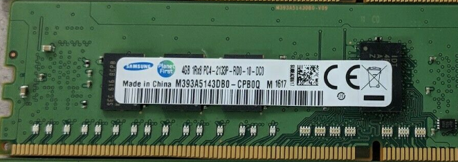 (A Pedido) Memoria Ram 4gb / 2133Mhz RDIMM PC4-17000R - 2133P / Ecc Registered / 752367-081 774169-001