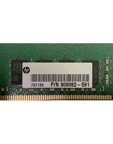 Memoria Ram 16gb / 2400Mhz RDIMM PC4-19200R - 2400T / Ecc Registered / 809082-591