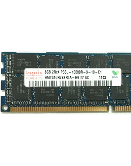 Memoria Ram 8gb / 1333Mhz RDIMM PC3L-10600R / Ecc Registered / 1.35v / 647659-071 664690-001 605313-071