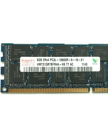 Memoria Ram 8gb / 1333Mhz RDIMM PC3L-10600R / Ecc Registe...