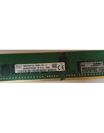 Memoria Ram 16gb / 2666Mhz RDIMM PC4-21300R - 2666V-R / Ecc Registered / 868846-001 840756-091