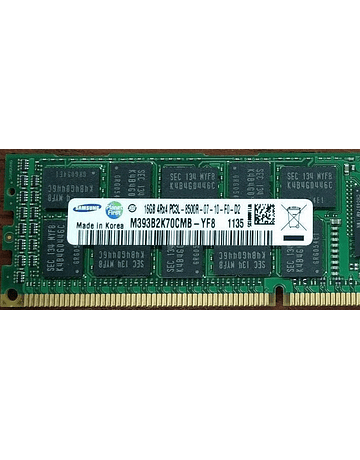 Memoria Ram 16gb / 1066Mhz RDIMM PC3L-8500R / Ecc Registered / 1.35v 