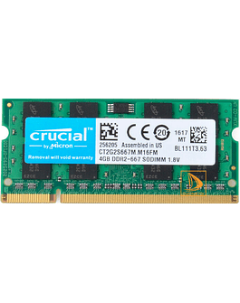 Memoria Ram 4gb / 667mhz SODIMM PC2-5300S 