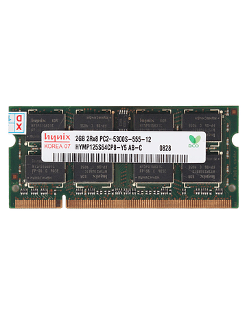 Memoria Ram 2gb / 667Mhz SODIMM PC2-5300S 