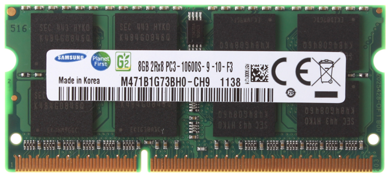 Memoria Ram 8gb / 1333Mhz SODIMM PC3-10600S