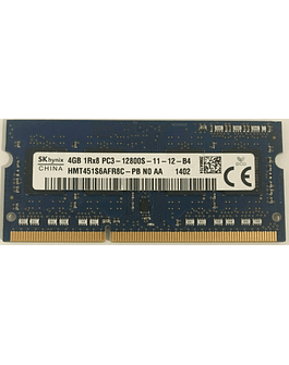 Memoria Ram 4gb / 1600Mhz SODIMM PC3-12800S