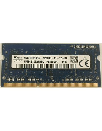 Memoria Ram 2gb / 1600Mhz SODIMM PC3L-12800S / 1.35v