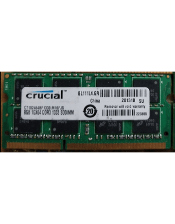 Memoria Ram 8gb / 1333Mhz SODIMM PC3-10600S