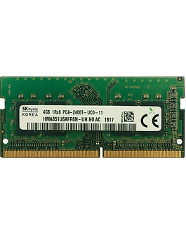 Memoria Ram 4gb / 2400Mhz SODIMM PC4-19200S - 2400T