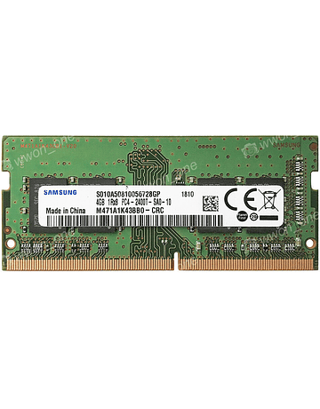 Memoria Ram 4gb / 2400Mhz SODIMM PC4-19200S - 2400T