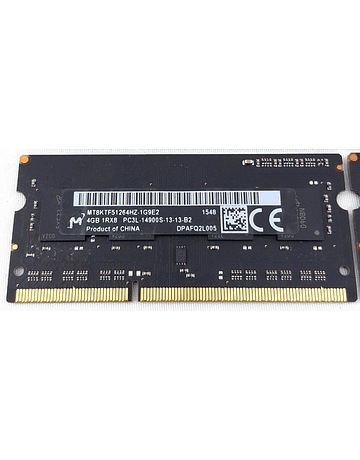 Memoria Ram 4gb / 1866Mhz SODIMM PC3L-14900S / 1.35v 