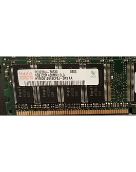 Memoria Ram 1gb / 400Mhz UDIMM PC1-3200U