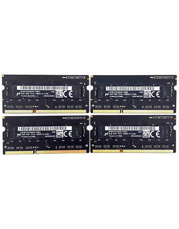 Memoria Ram 4gb / 1866Mhz SODIMM PC3L-14900S / 1.35v 