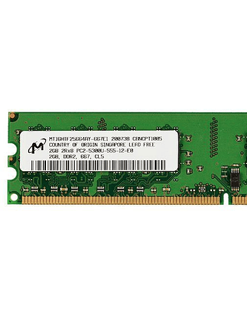 Memoria Ram 2gb / 667Mhz UDIMM PC2-5300U