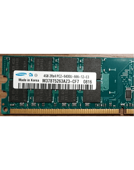 Memoria Ram 4gb / 800Mhz UDIMM PC2-6400U