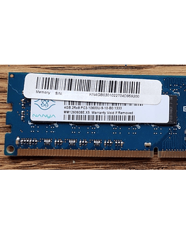 Memoria Ram 4gb / 1333Mhz UDIMM PC3-10600U / 497158-W01