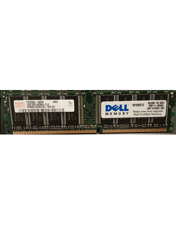 Memoria Ram 1gb / 400Mhz UDIMM PC2-3200U