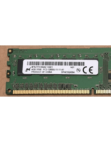 Memoria Ram 4gb / 1600Mhz UDIMM PC3-12800U