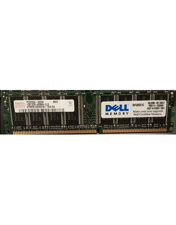 Memoria Ram 1gb / 400Mhz UDIMM PC1-3200U