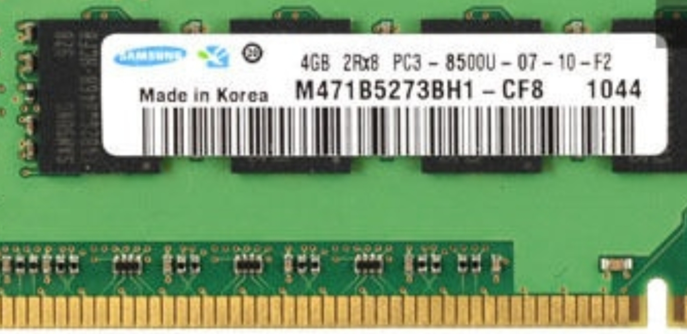 Memoria Ram 4gb / 1066Mhz UDIMM PC3-8500U