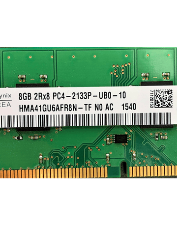 Memoria Ram 8gb / 2133Mhz UDIMM PC4-17000U - 2133P