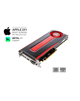 Tarjeta de Video Ati Radeon Amd HD 7970 3gb GDDR5 Apple Mac Pro Metal 4K 384-Bit MacPro