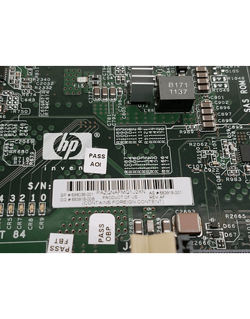 (A pedido) Placa Madre Servidor HP Proliant DL380 G7 599038-001  System board
