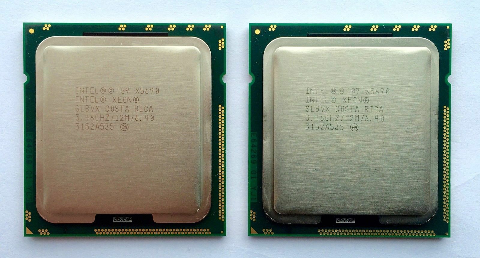 (A pedido) CPU Par Identico de Intel Xeon X5690 6-Core 3.46GHz 12MB 6.4GT/s LGA1366 SLBV7 Server CPU Processor