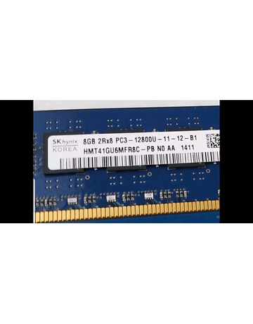 Memoria Ram 8gb / 1600Mhz UDIMM PC3-12800U