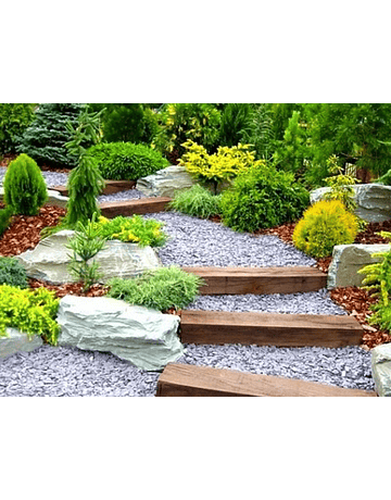 Durmientes de Madera para Jardín y Construcción – Entrega en Lo Barnechea o despacho.