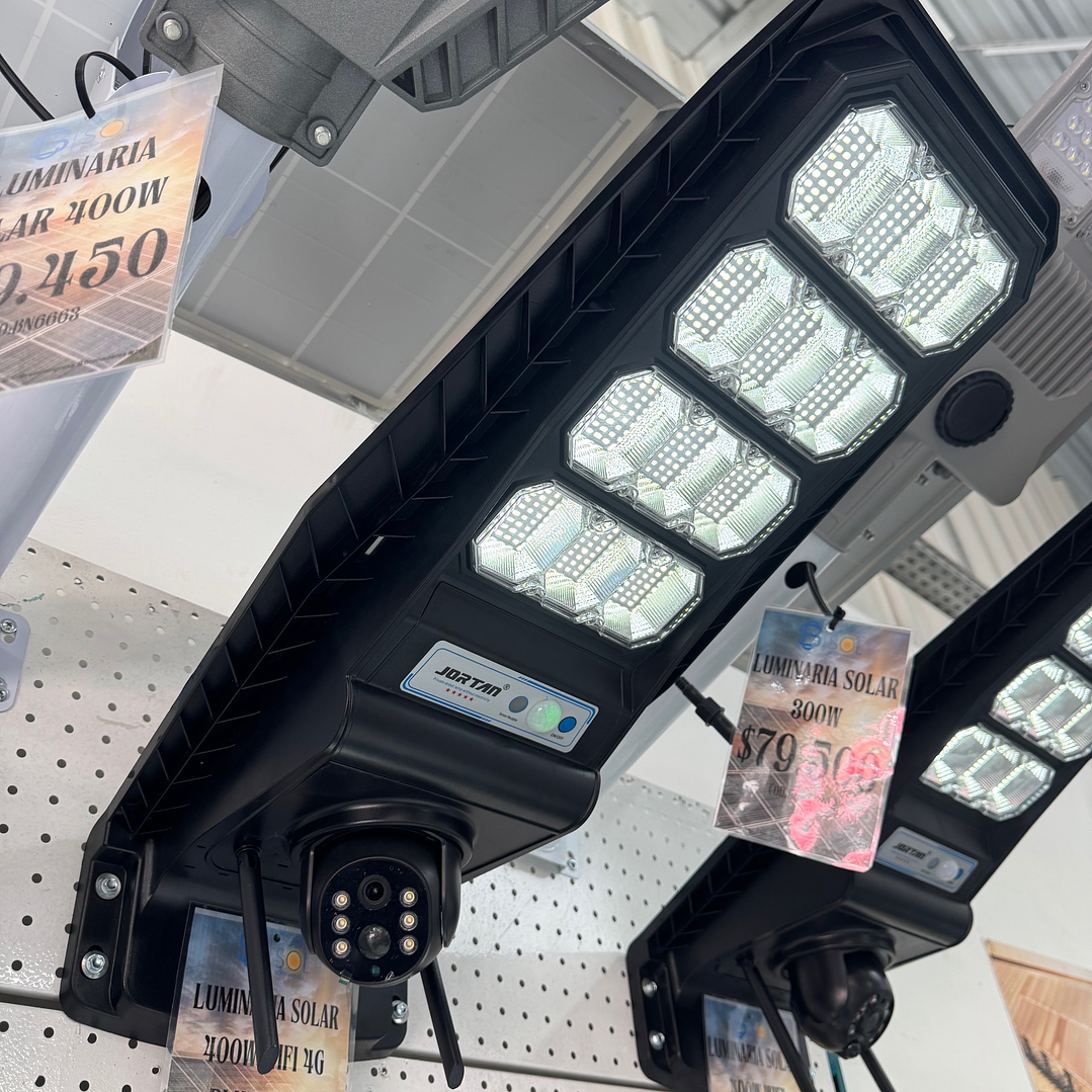 LUMINARIA SOLAR 400W 4G BLUETOOTH 1