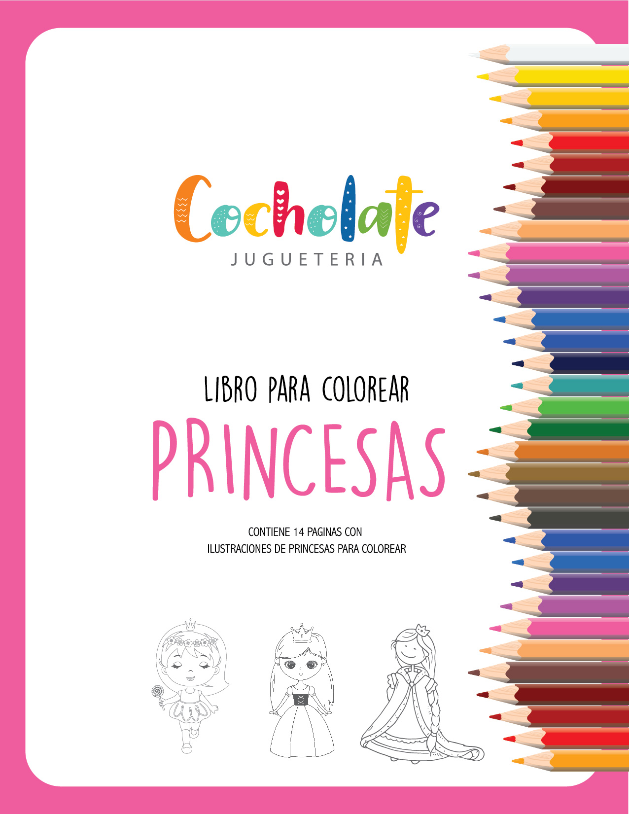 Libro de princesas para colorear