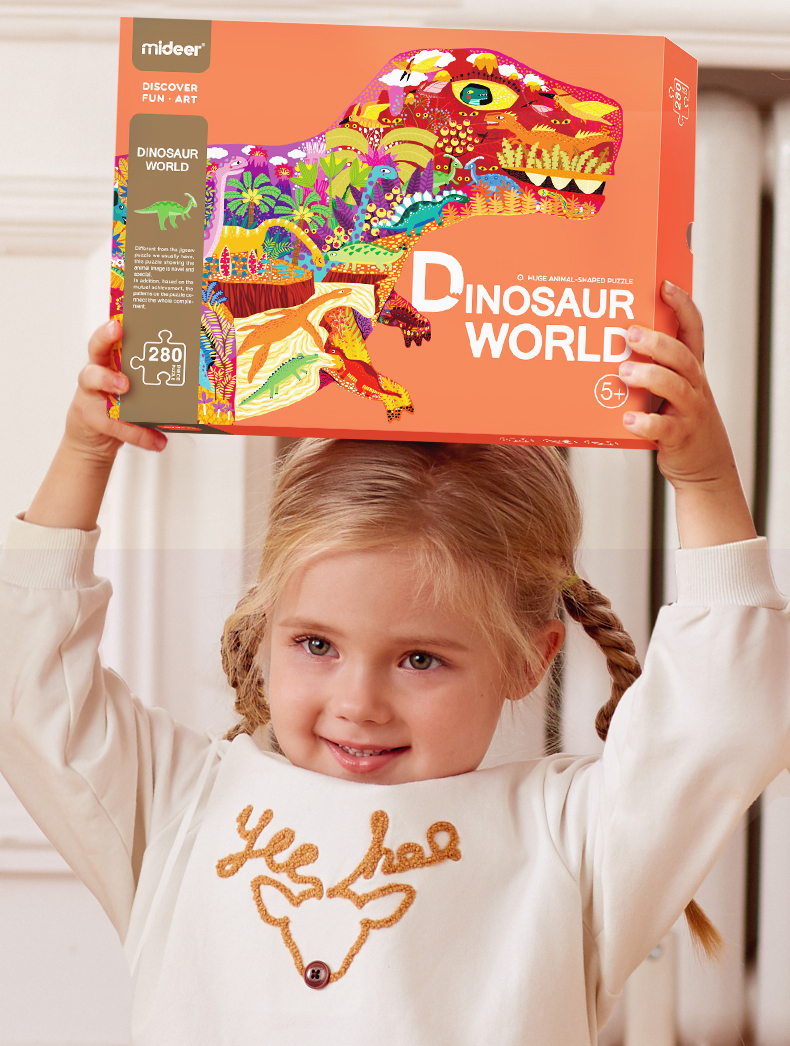 Gran puzzle El mundo de los Dinosaurios