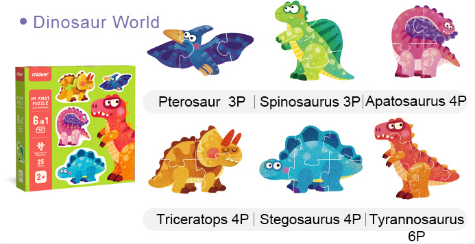 Mi primer puzzle de dinosaurios