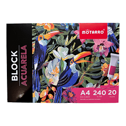 Block Acuarela A4